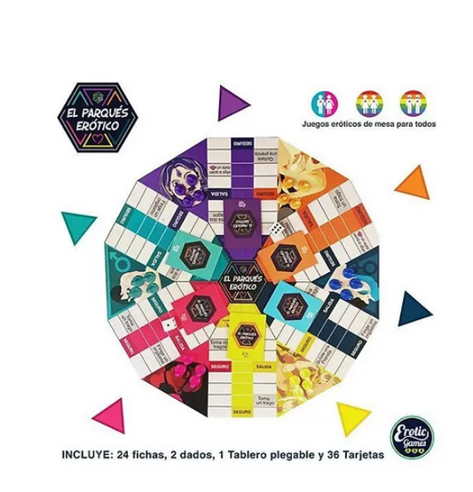 JUEGO DE MESA PARQUÉS ERÓTICO