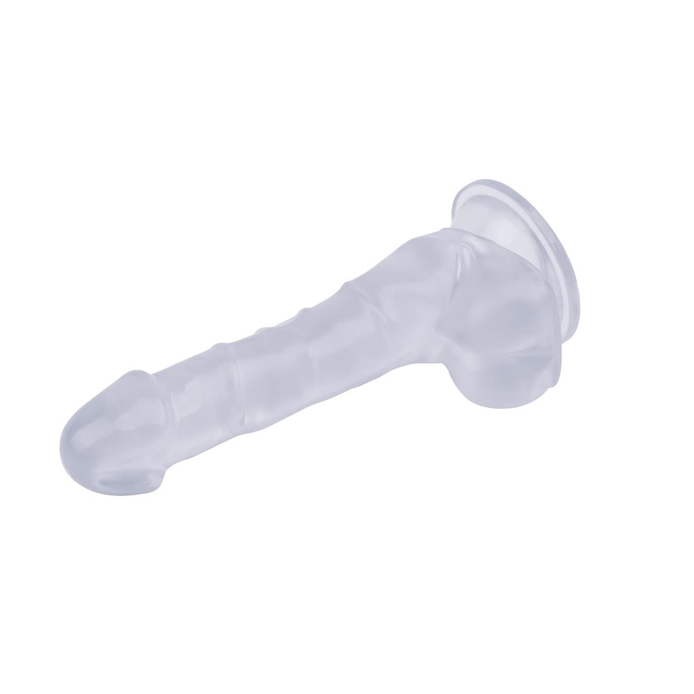 DILDO HI RUBBER CLEAR