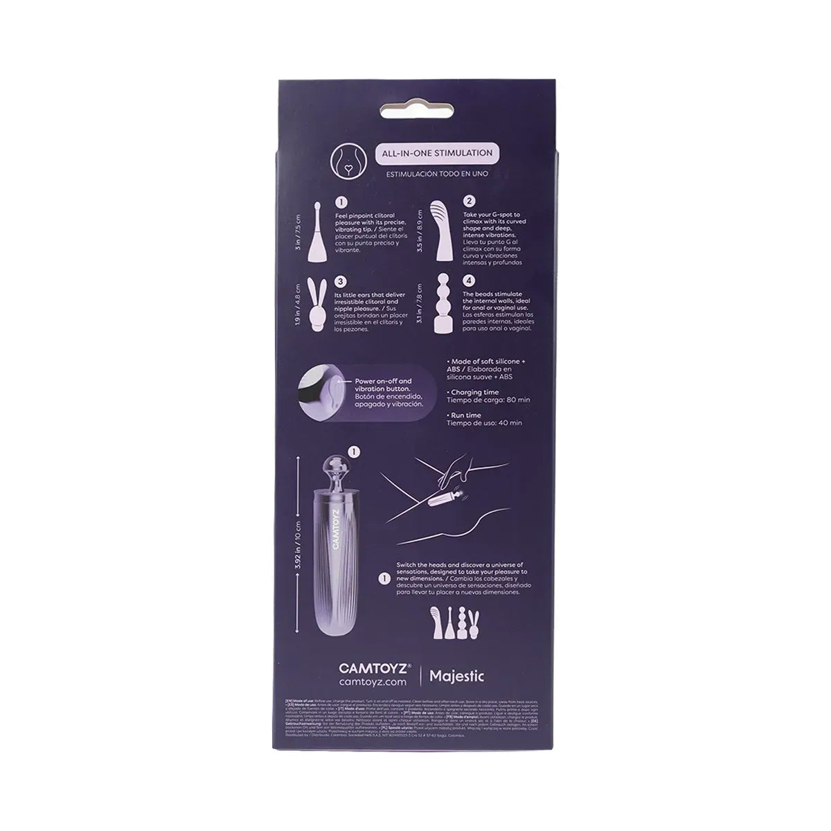 VIBRADOR FOURIA TODO EN 1