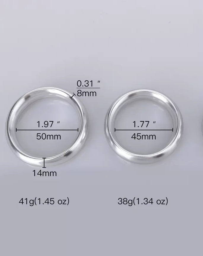 Anillo Silver 45 MM