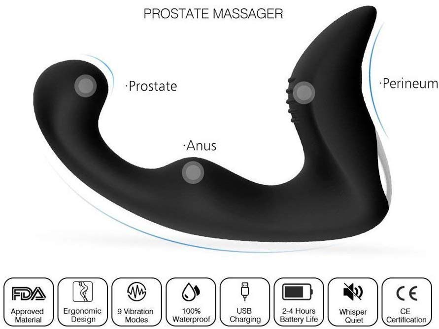 MASAJEADOR DE PRÓSTATA/VULVA (recargable)