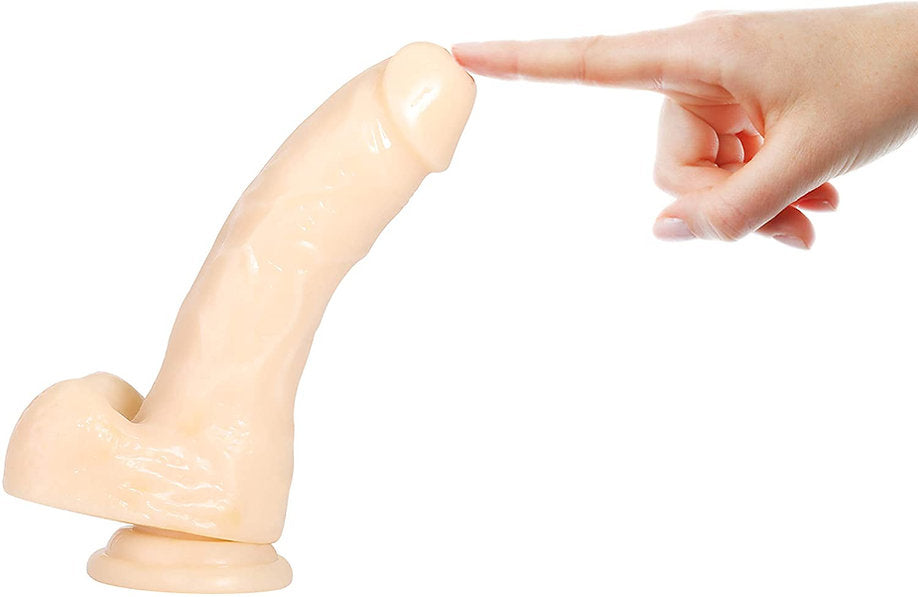 DILDO EROTIC PIEL BLANCA 22 cm