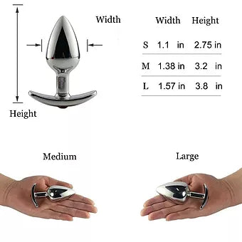 PLUG METAL TIPO ANCLA TALLA L uymiamor PLUG METAL TIPO ANCLA TALLA L uymiamor