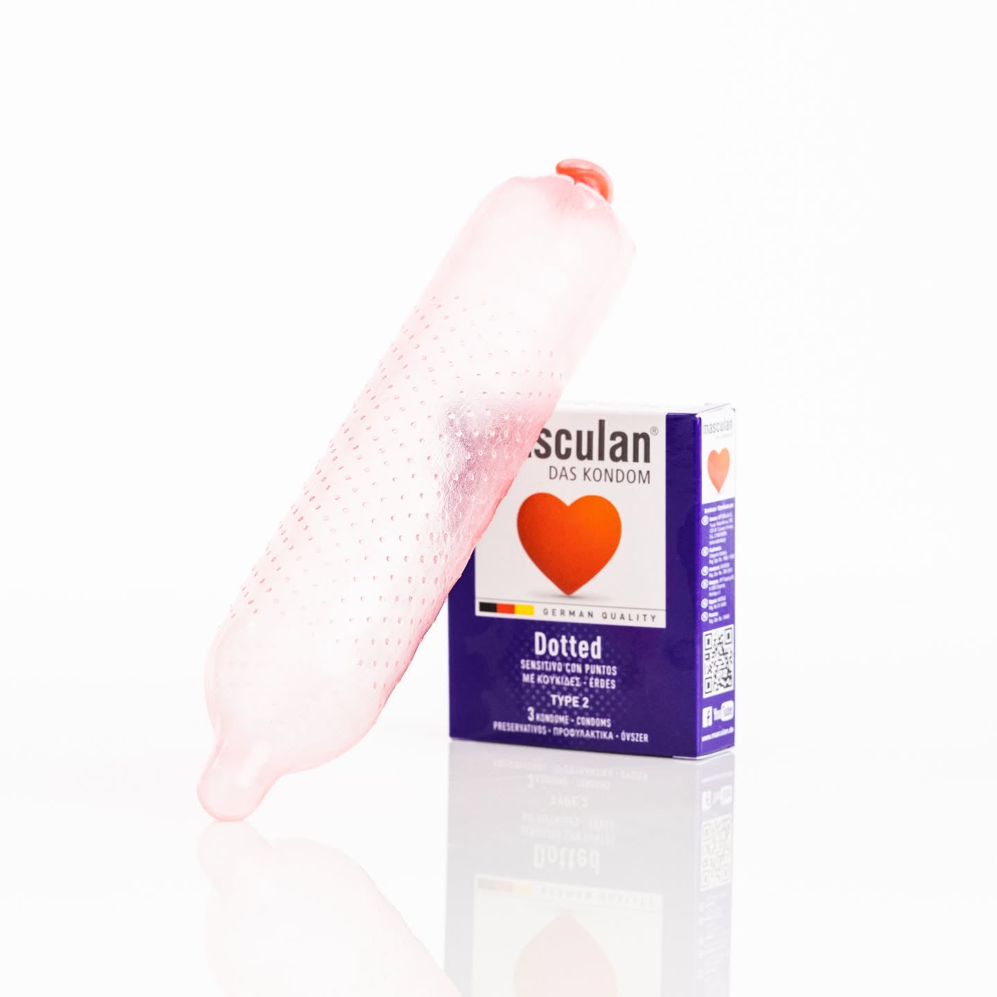 MASCULAN DOTTED CONDOM 3 UDS