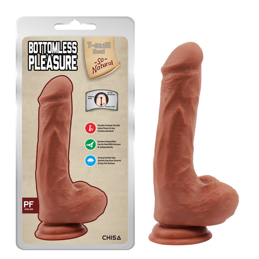 DILDO BOTTOMLESS PLEASURE 20 CM