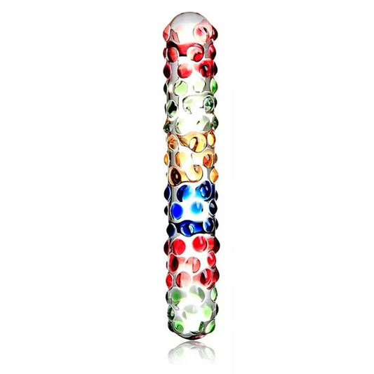 DILDO DE VIDRIO COLOR