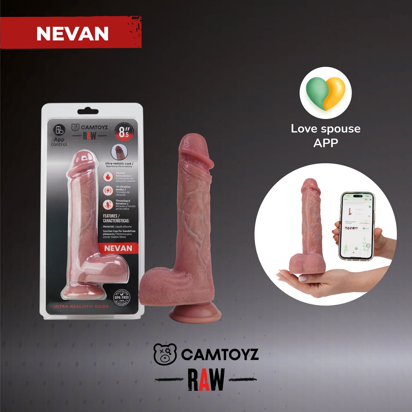 DILDO VIBRADOR NEVAN CZ