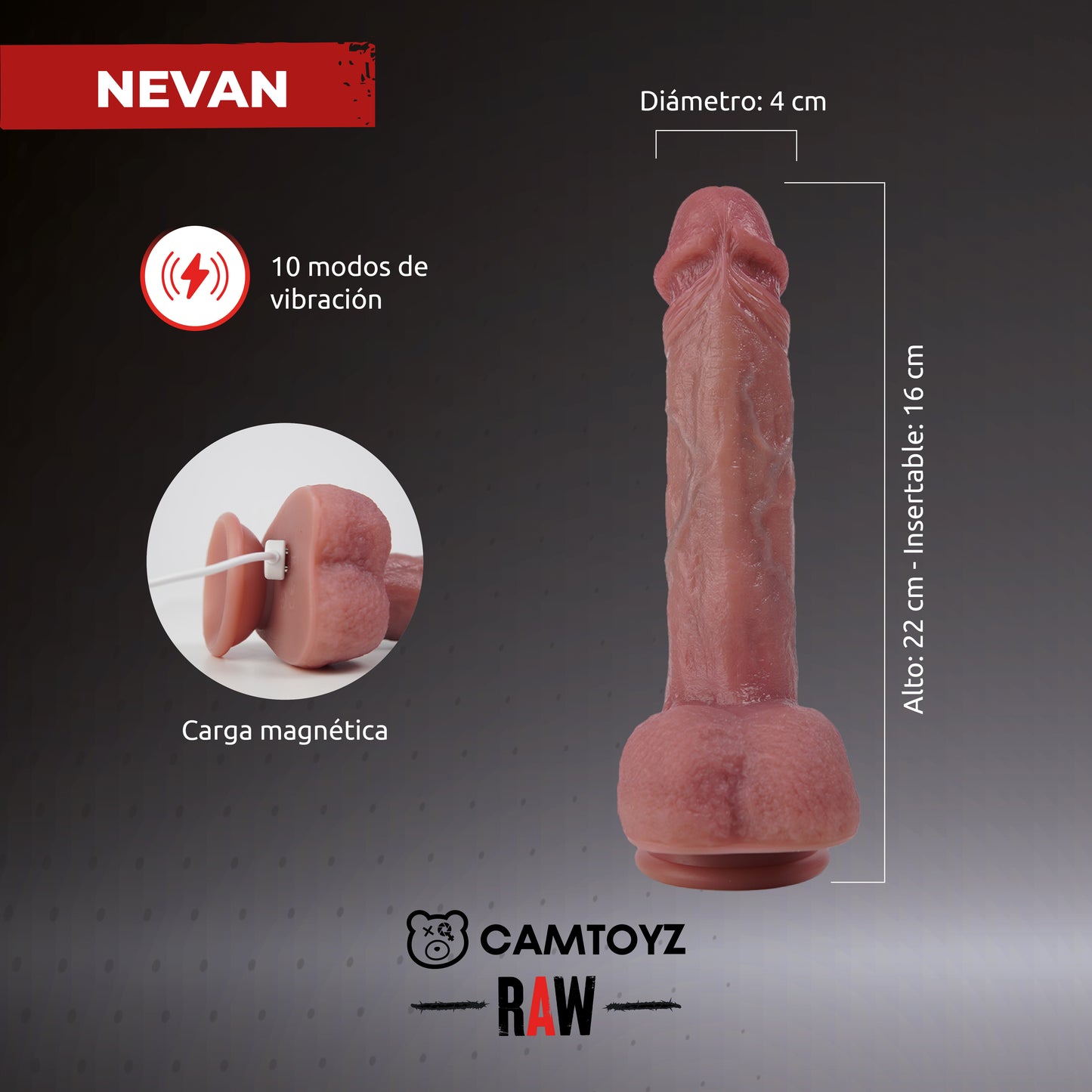 DILDO VIBRADOR NEVAN CZ