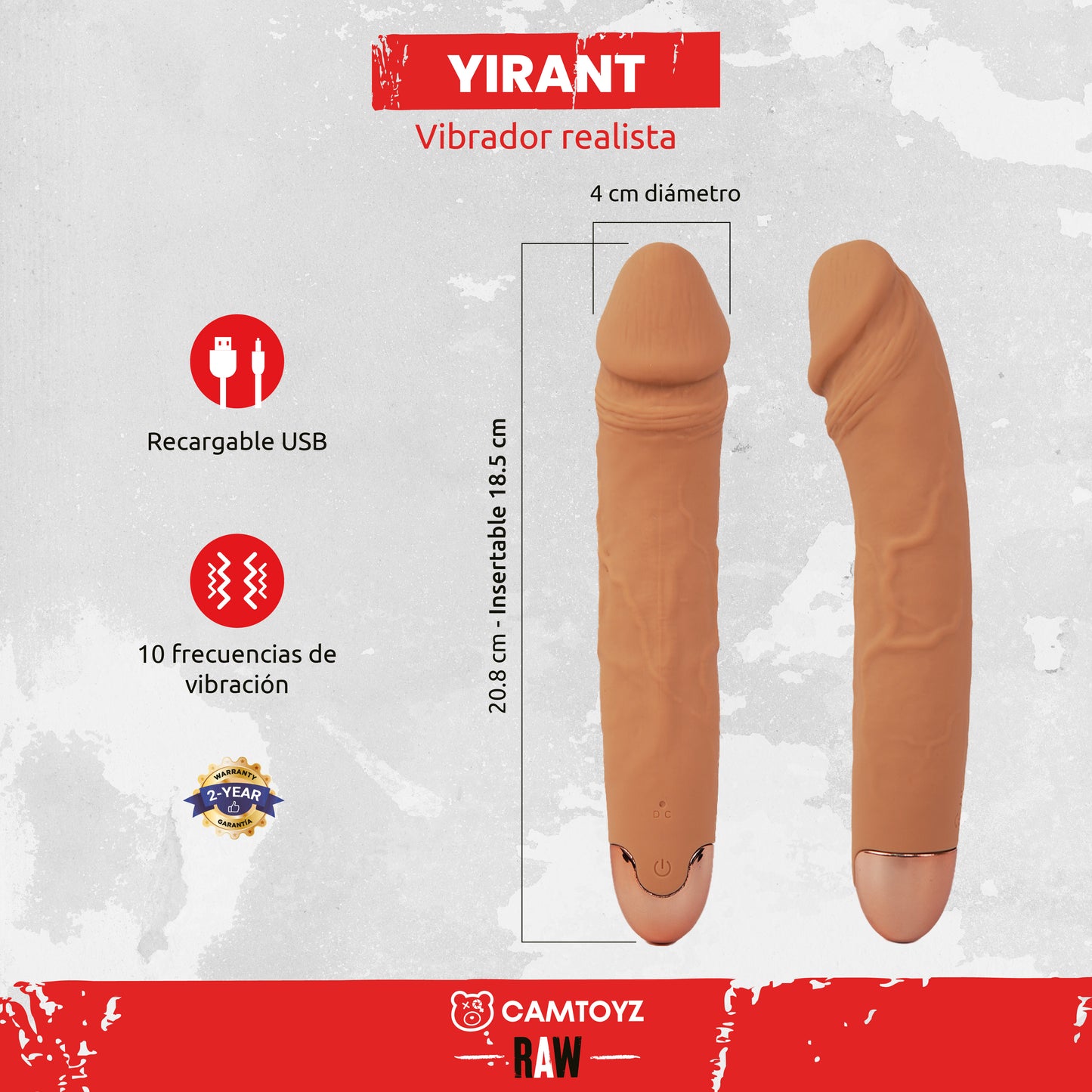 DILDO VIBRADOR YIRANT