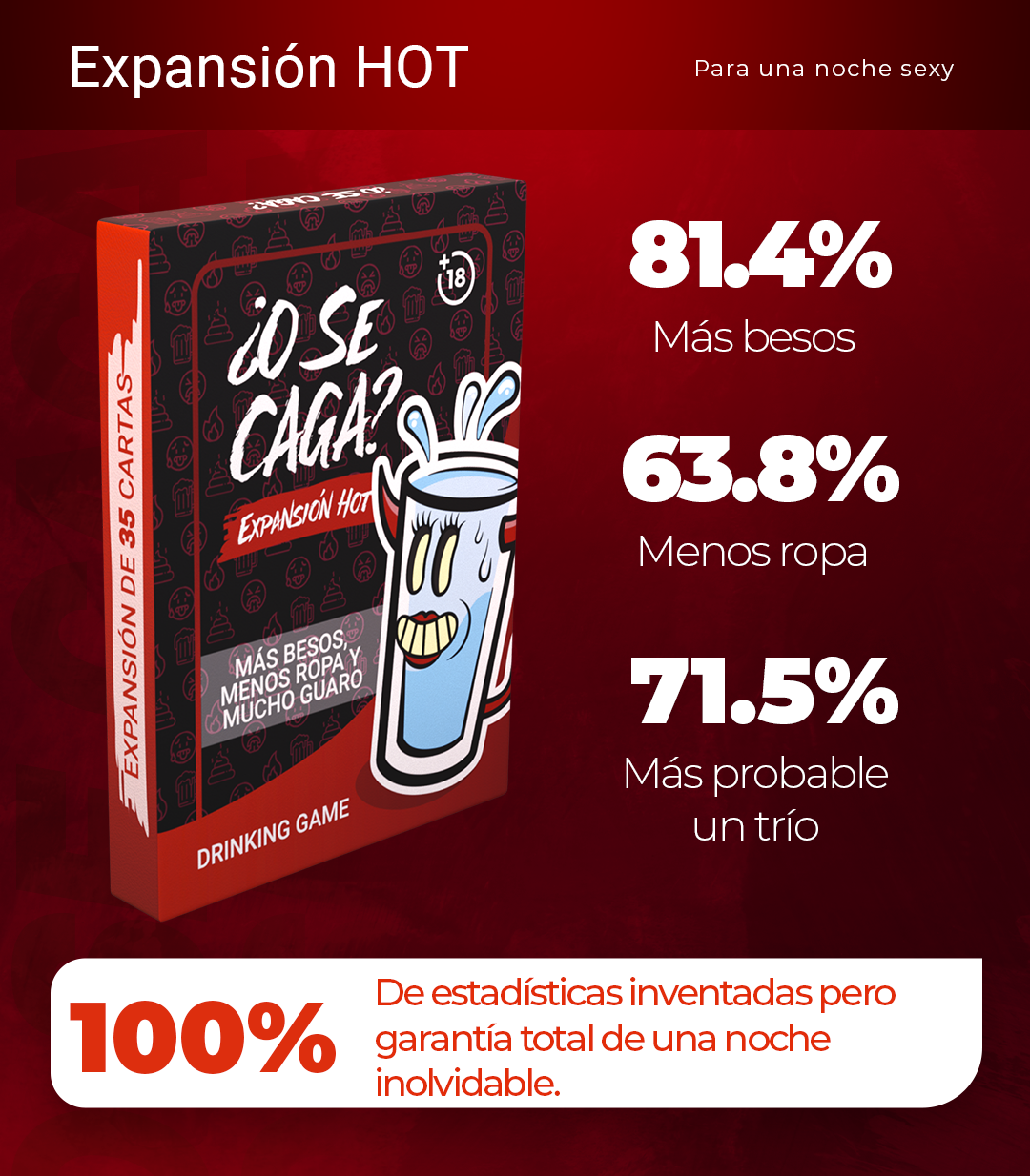 CARTAS ¿O SE CAGA? Expansión HOT