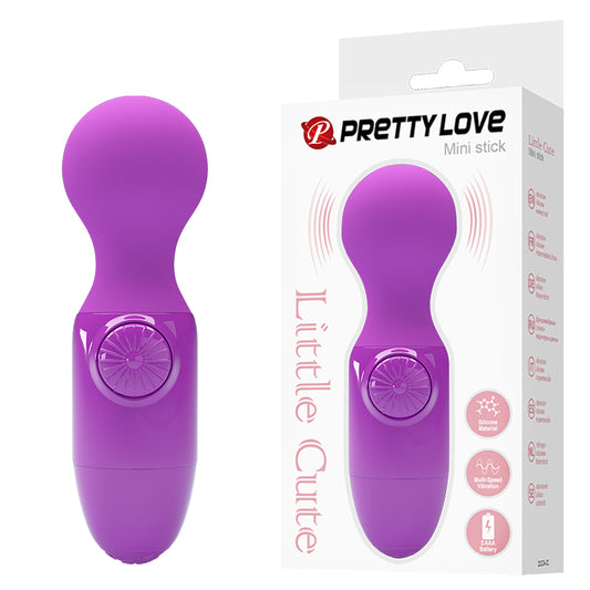 MINI VIBRADOR WAND CUTE MORADO