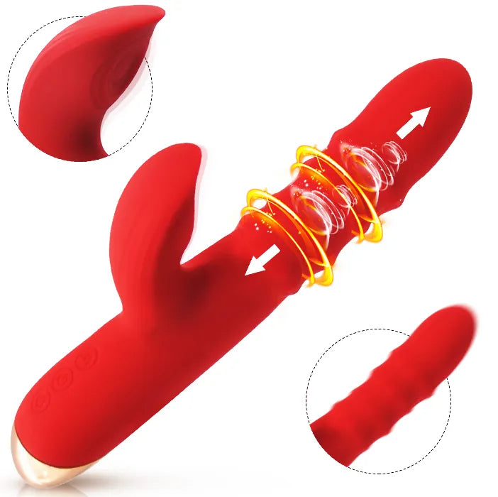 Vibrador con Anillo de estimulación