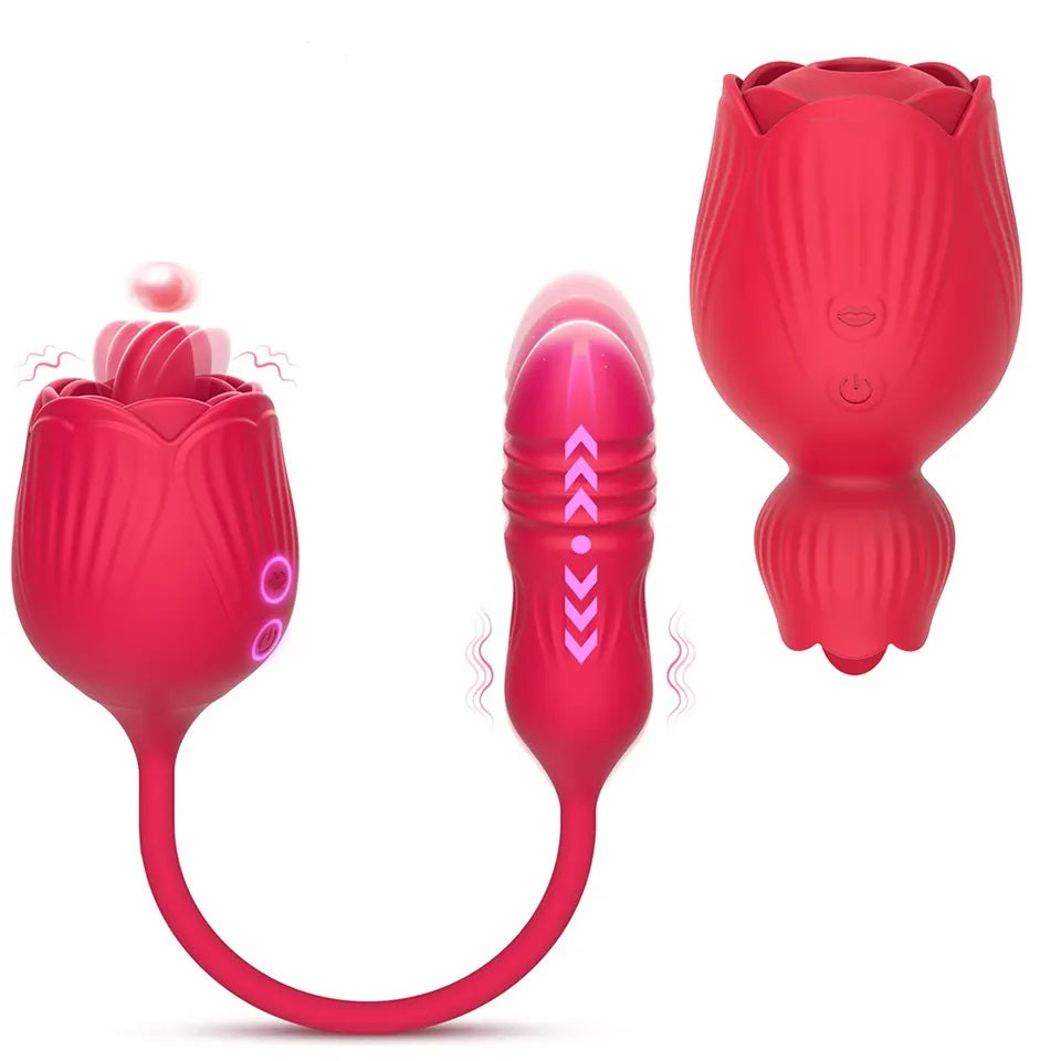 Vibrador Doble Rosa