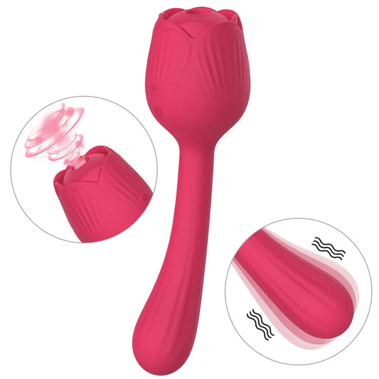 Vibrador Doble Rosa