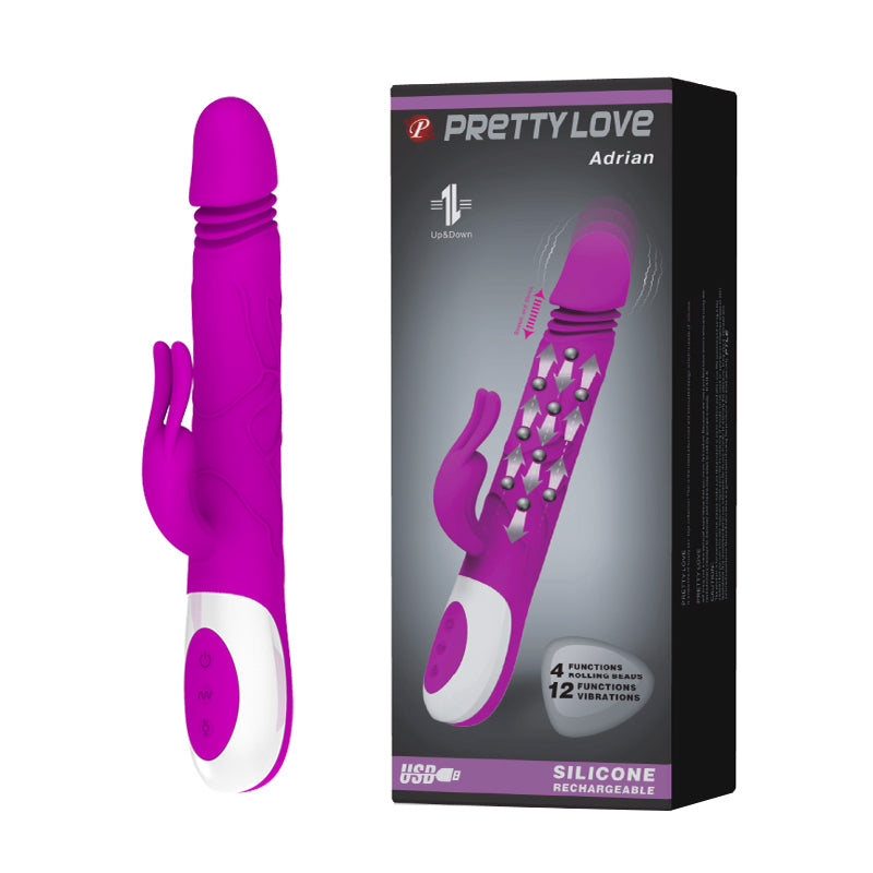 VIBRADOR TELESCÓPICO MULTISENSORIAL ADRIAN