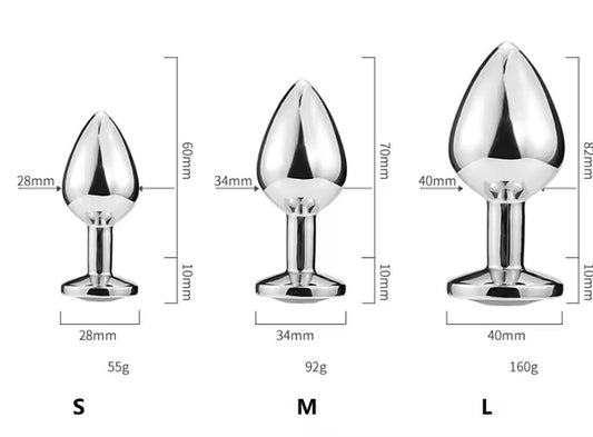 PLUG METAL JOYA TALLA S, M Y L