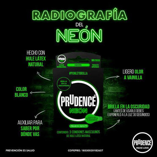 CONDONES PRUDENCE NEÓN