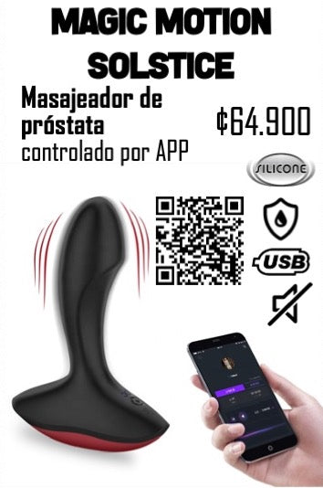 MASAJEADOR DE PRÓSTATA SOLSTICE (por App)