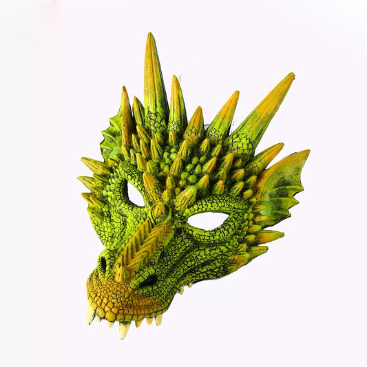 MÁSCARA 3D DRAGON VERDE