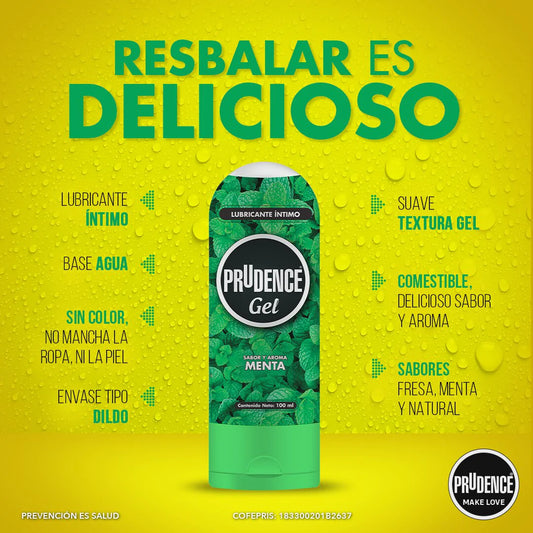 LUBRICANTE PRUDENCE SABOR MENTA