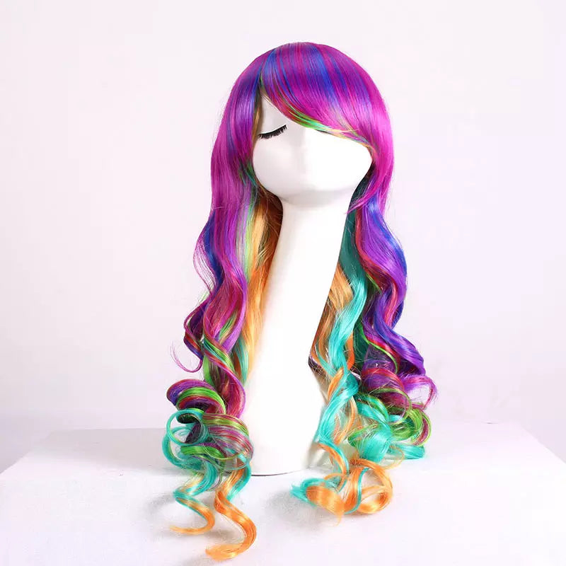 PELUCA CURLY RAINBOW