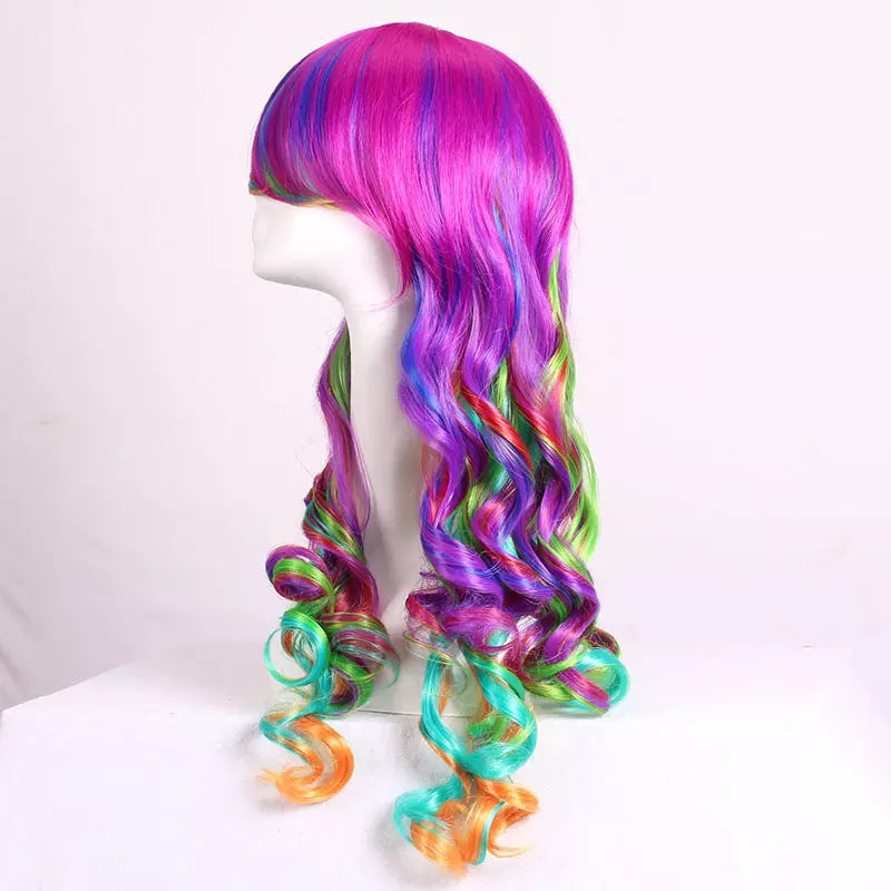 PELUCA CURLY RAINBOW