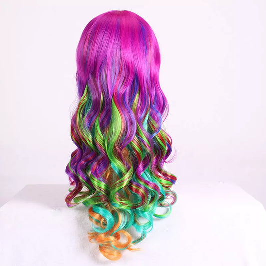 PELUCA CURLY RAINBOW