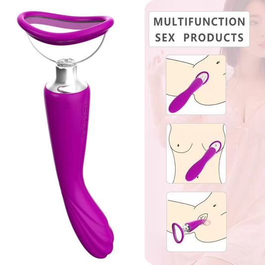 PUMP DE PECHOS y VIBRADOR  RECARGABLE