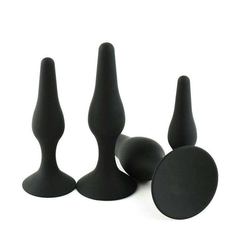 SET DE 4 PLUGS NEGROS