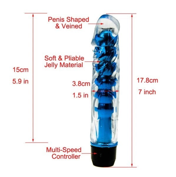 VIBRADOR TRANSPARENTE